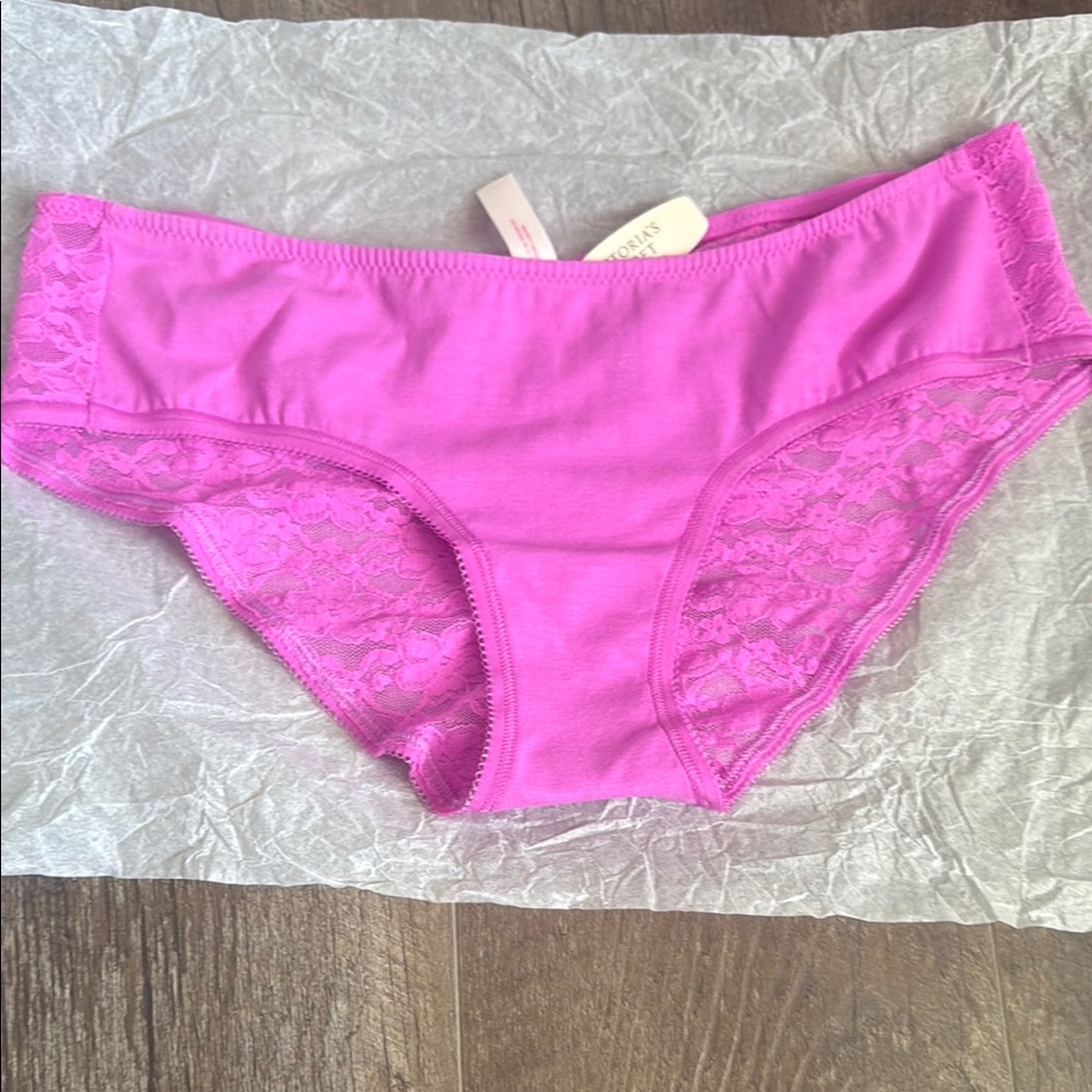 PINK Victoria's Secret Fuchsia Lace Panties